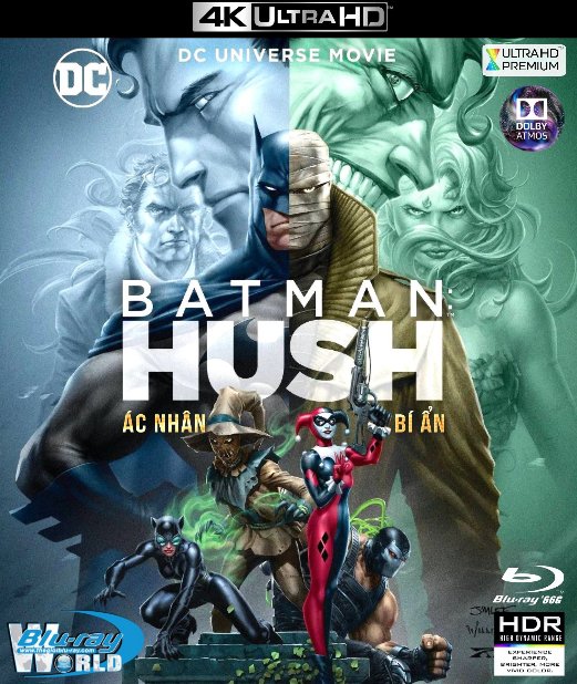 4KUHD-443. Batman Hush 2019 - Ác Nhân Bí Ẩn 4K-66G (TRUE- HD 7.1 DOLBY ATMOS)